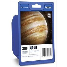 Brother Ink LC-1240BK black Twinpack (LC1240BKBP2DR), image 