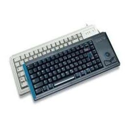 Cherry Slim Line G84-4400 - Keyboard - PS/2 - 83 keys - trackball - light grey - English, image 