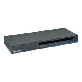 TRENDnet TK 803R / KVM switch / 8 x KVM port(s) / 1 local user / rack-mountable | TK-803R, image 
