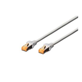 DIGITUS / Patch cable / RJ-45 (M) to RJ-45 (M) / 50 cm / SFTP / CAT 6 / halogen-free / grey | DK-1644-005, image 