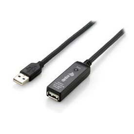 Equip USB 2.0 Active Extension Cable - USB extender - 4 PIN USB Type A / 4 PIN USB Type A - external - up to 10 m, image 