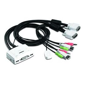 TRENDnet TK 214I - KVM / audio switch - USB - 2 x KVM / audio - 1 local user, image 