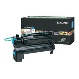 Lexmark - Toner cartridge -   cyan - 6000 pages -  C792A1CG, image 