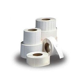 Zebra Z-Select 2000T 57x51mm Thermal Transfer Paper Labels 1370 per Roll 12 Rolls 25mm Core White Permanent 3007202-T, image 