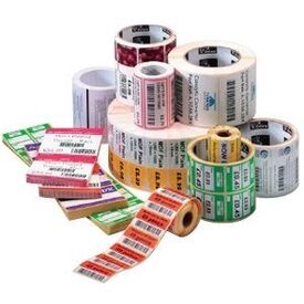 Zebra Z-Perform 1000T 102x51mm Thermal Transfer Paper Labels 2740 per Roll 4 Rolls 76mm Core White Permanent 880026-050, image 