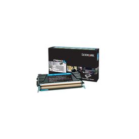 Cyan Lexmark  Toner cartridge  10000pages  for C748 (C748H1CG), image 