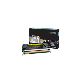 Yellow Lexmark  Toner cartridge 10000 pages For C748 (C748H1YG), image 