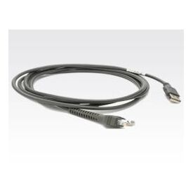 Zebra CBA-U01-S07ZAR USB Cable | USB 2.0 | 7 ft (2 m) | Straight, image 