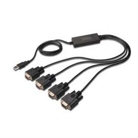 DIGITUS DA-70159,  Serial adapter USB  RS-232 x 4, image 