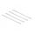 DeLOCK Cable tie 10 cm transparent (pack of 100) | 18605