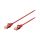 DIGITUS Patch cable RJ-45 (M) Red 25cm DK-1644-0025 DIGITUS Patch cable RJ-45 (M) Red 25cm DK-1644-0025