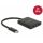 DeLOCK External video adapter STDP4320 USB-C 2 x 87719