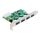 DeLock PCI Express Card > 4 x external USB 3.0 USB 89363 DeLock PCI Express Card > 4 x external USB 3.0 USB 89363