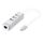 DIGITUS USB Type-C 3-Port Hub + Fast Ethernet LAN Adapter