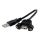 StarTech.com 30cm Panel Mount USB Cable A to A USBPNLAFAM1 StarTech.com 30cm Panel Mount USB Cable A to A USBPNLAFAM1