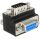 DeLOCK Serial adapter DB-9 (F) to DB-9 (M) 90° 65593 DeLOCK Serial adapter DB-9 (F) to DB-9 (M) 90° 65593