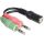 DeLOCK Audio adaptor stereo F - M 12cm 65459 DeLOCK Audio adaptor stereo F - M 12cm 65459