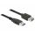 DeLOCK USB extension cable 50cm black 85053 DeLOCK USB extension cable 50cm black 85053