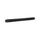 equip Pro Brush strip panel black, RAL 9005 1U 327413