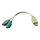 LogiLink Keyboard mouse adapter PS2 (F) to USB AU0004A