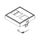 equip Modular insert housing 1 port 125471