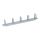 LogiLink Rack cable management bar light grey, RAL OR104G