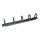 LogiLink Rack cable management panel RAL 9005 1U OR104B