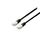 equip / Patch cable / Cat.6A Platinum S/FTP Patch Cable, 1.0m , Black