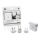 Conceptronic 2-Port 17W Universal Travel USB Wall Car Charger Combo Conceptronic 2-Port 17W Universal Travel USB Wall Car Charger Combo
