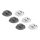 DeLOCK with 3 feedthroughs Cable holder kit desk 18297 DeLOCK with 3 feedthroughs Cable holder kit desk 18297