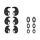 Jabra Ear tips kit for headset for Evolve 65e MS, 65e 1410176