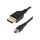 StarTech.com Mini DP to DP 1.4 Cable (1m) DP14MDPMM1MB StarTech.com Mini DP to DP 1.4 Cable (1m) DP14MDPMM1MB