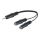 MCAB Audio splitter stereo mini jack male to stereo 7200119 MCAB Audio splitter stereo mini jack male to stereo 7200119