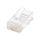 Intellinet RJ45 Modular Plugs, Cat5e, UTP, 2-prong, for stranded wire, 15 µ gold plated contacts, 100 pack - Network connector - RJ-45 (M) - UTP - CAT 5e (pack of 100) Intellinet RJ45 Modular Plugs, Cat5e, UTP, 2-prong, for stranded wire, 15 µ gold plated contacts, 100 pack - Network connector - RJ-45 (M) - UTP - CAT 5e (pack of 100)