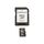 Intenso Premium - Flash memory card (microSDXC to SD ad | 3423490