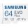 Samsung EVO Plus 2024 R160 microSDXC 64GB Kit, UHS-I U1, A1, Class 10 MBMC64SAEU Samsung EVO Plus 2024 R160 microSDXC 64GB Kit, UHS-I U1, A1, Class 10 MBMC64SAEU