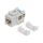 Intellinet Keystone Jack, Cat6, UTP, Punch-down, White - | 210591 Intellinet Keystone Jack, Cat6, UTP, Punch-down, White - | 210591