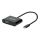 Manhattan USB-C to VGA and USB-C (inc Power Delivery), 1 | 153430 Manhattan USB-C to VGA and USB-C (inc Power Delivery), 1 | 153430