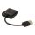 Techly - Video converter - HDMI - VGA - black | IDATA-HDMI-VGA2AU