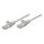 Intellinet Network Patch Cable, Cat5e, 2m, Grey, CCA, U/ | 318976