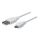 Manhattan USB-A to Micro-USB Cable, 1m, Male to Male, Wh | 323987 Manhattan USB-A to Micro-USB Cable, 1m, Male to Male, Wh | 323987