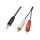 Lindy Premium - Audio cable - RCA x 2 (M) to stereo mini | 35681 Lindy Premium - Audio cable - RCA x 2 (M) to stereo mini | 35681