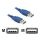 Delock - USB cable - USB (M) to USB (M) - USB 3.0 - 1.5 m | 82430