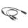 DeLOCK - Power splitter - DC jack 5.5 x 2.1 mm (M) to DC | 83286 DeLOCK - Power splitter - DC jack 5.5 x 2.1 mm (M) to DC | 83286