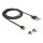 Delock - USB cable kit - USB 2.0 - 2.4 A - 1.1 m - black | 85723