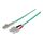 Intellinet Fibre Optic Patch Cable, OM3, LC/SC, 3m, Aqua | 750165 Intellinet Fibre Optic Patch Cable, OM3, LC/SC, 3m, Aqua | 750165