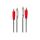 Lindy Premium - Audio cable - RCA x 2 (M) to RCA x 2 (M)  | 35662
