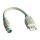 Lindy - Mouse adapter - USB (F) to PS/2 (M) - 15 cm | 70002
