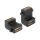 DeLOCK - HDMI coupler - HDMI (F) to HDMI (F) - 90° connec | 65510