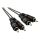 Schwaiger Highquality Audio cable RCA x 2 (M) to CIK5450533 Schwaiger Highquality Audio cable RCA x 2 (M) to CIK5450533
